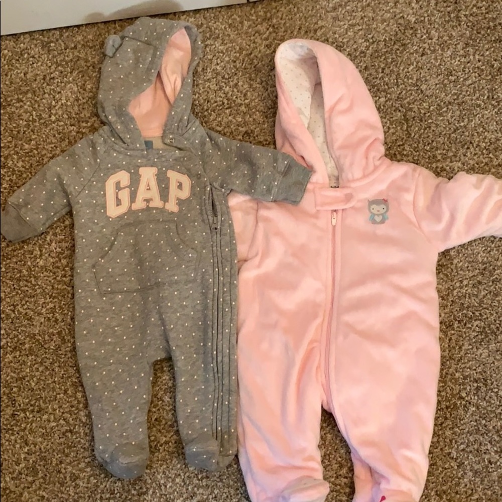Winter suits, 0-3 months